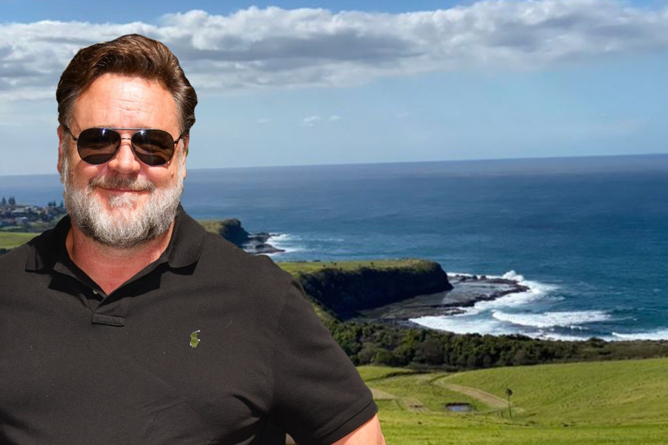 Russell Crowe says he's been operating in a strict COVID bubble for the past two months.