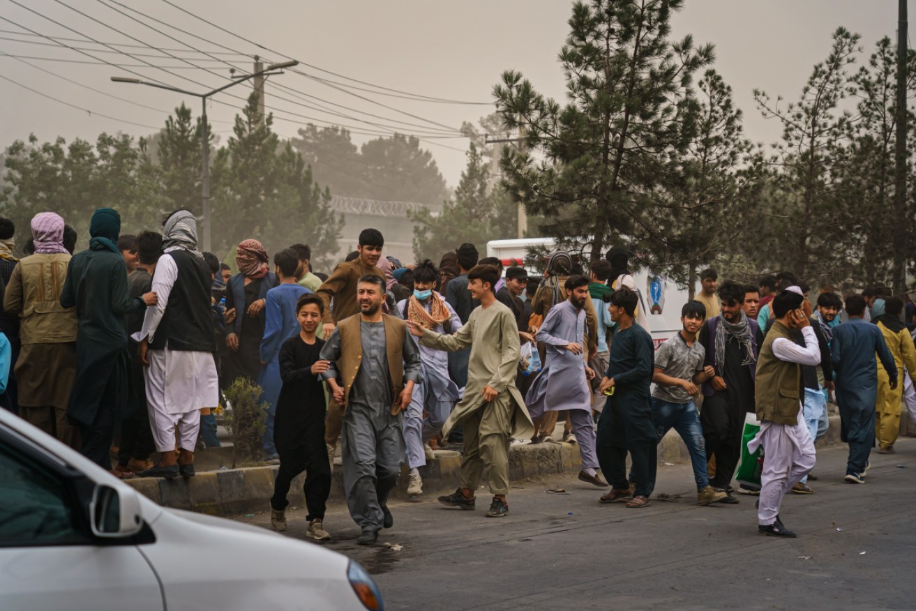 There has been chaos in Kabul since it fell to the Taliban on Sunday.