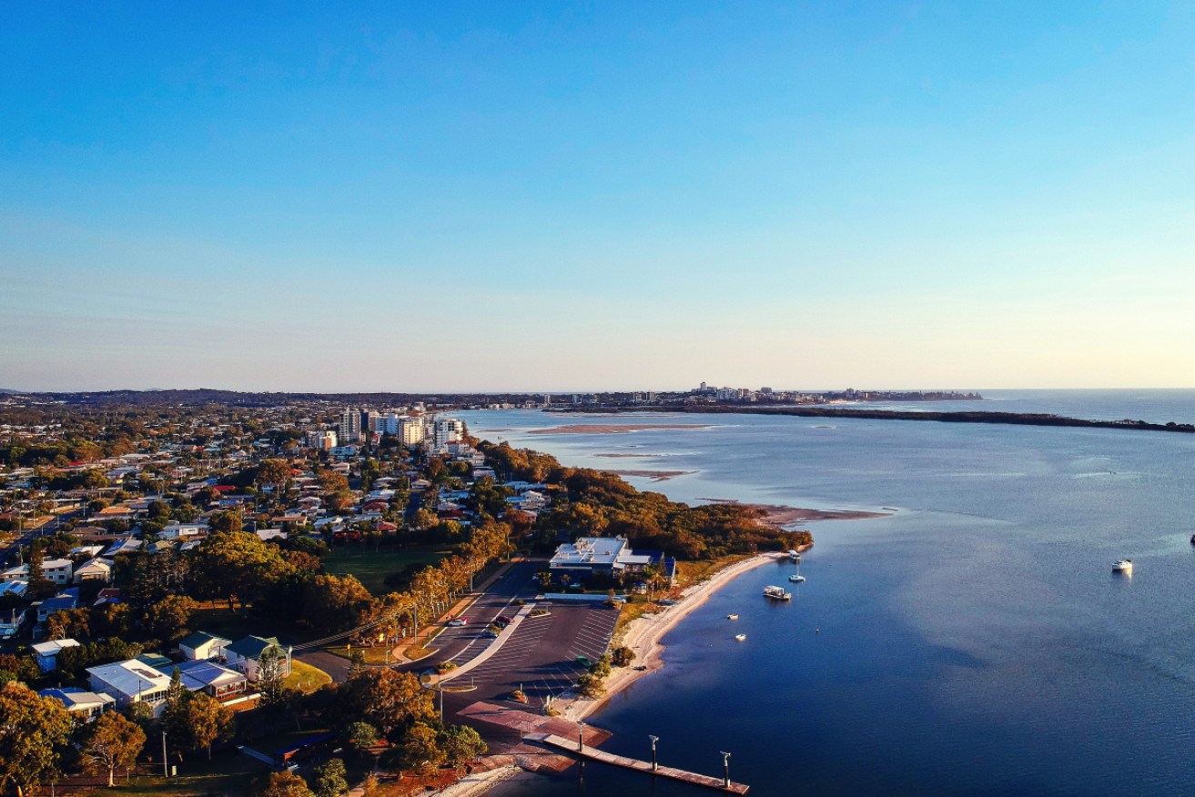 The plane has reported crashed into water at Pumicestone Passage, near Caloundra.