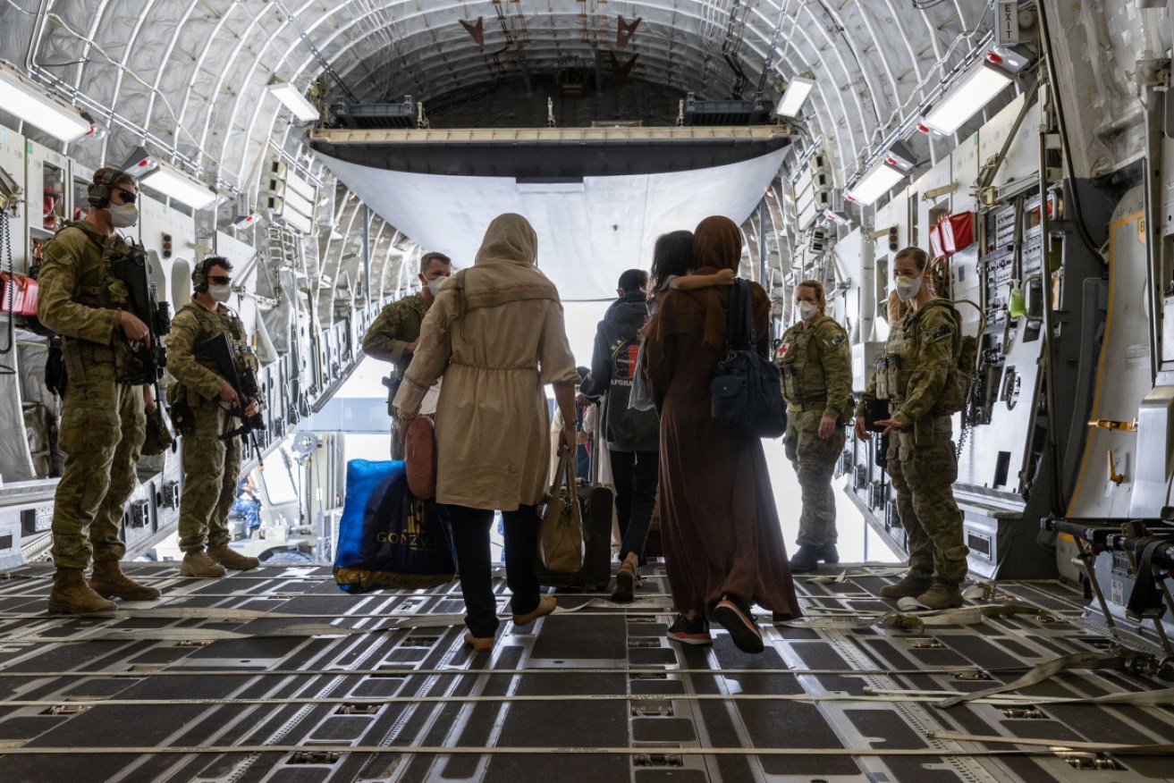 Australia has now extracted 2400 people from Afghanistan, with four more flights out of Kabul.