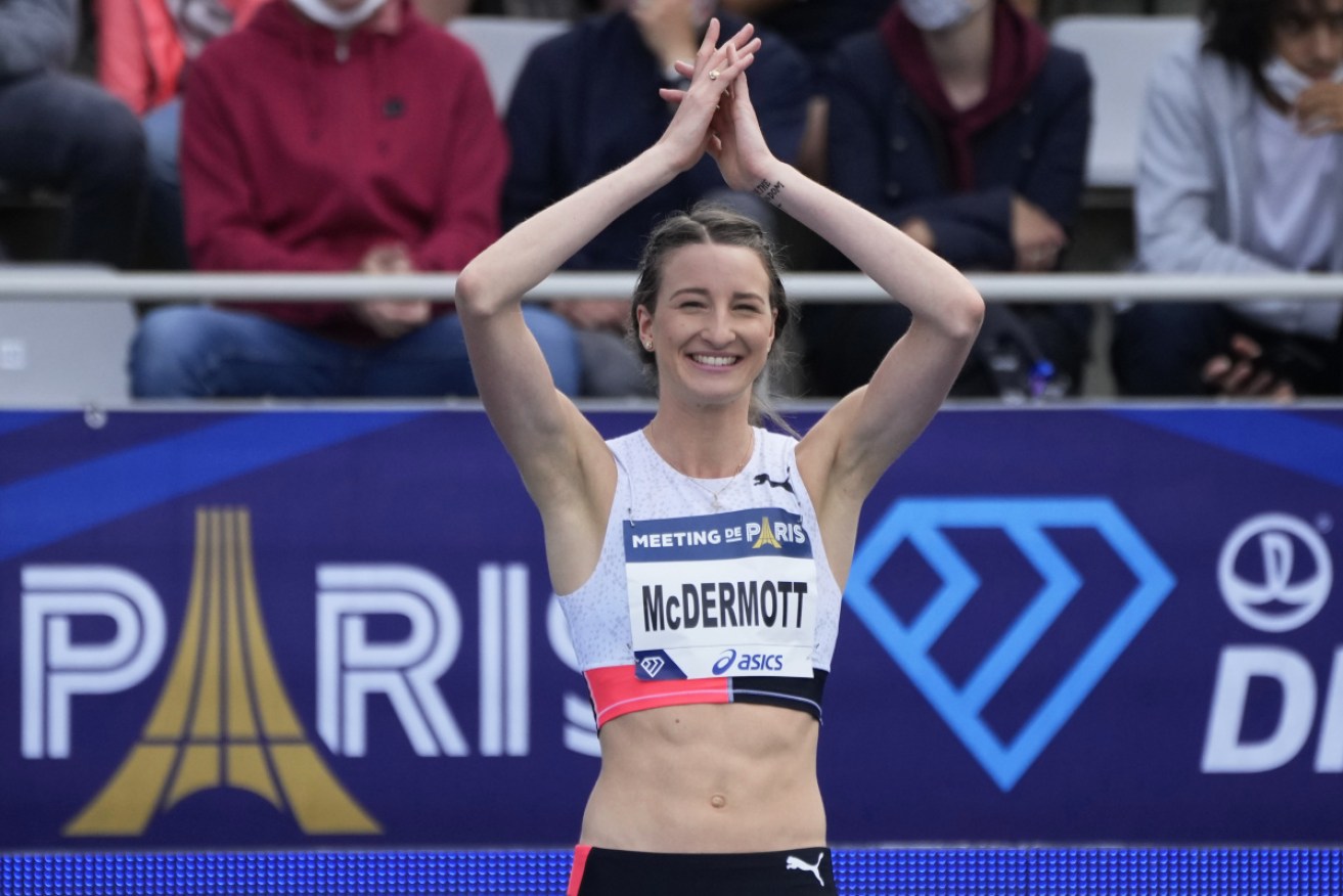 Nicola McDermott claimed victory following a countback after she and her competitor cleared 1.98m.