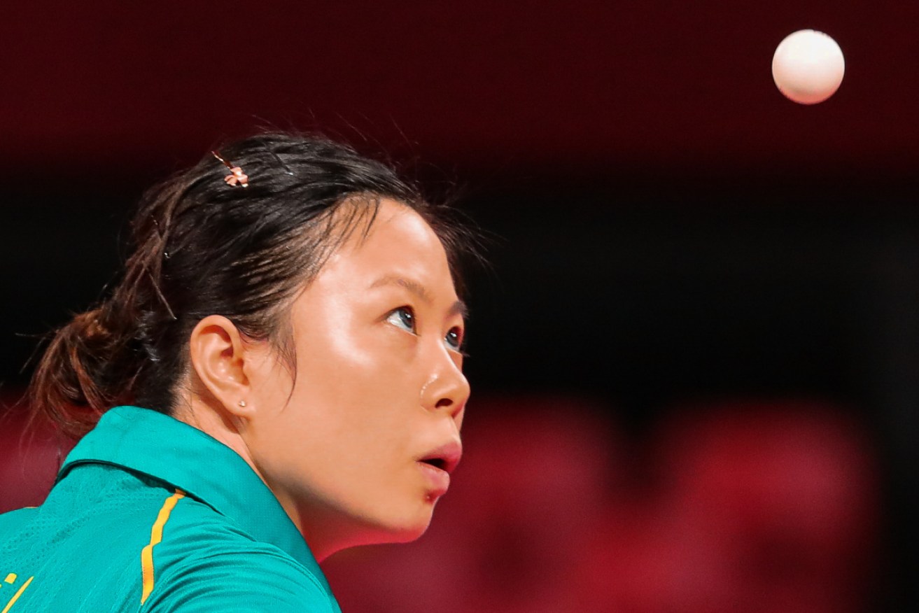 Lina Lei has ended a gold medal drought for Australia in table tennis at the Paralympics in Tokyo.