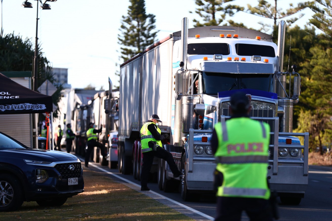 The SA government is working with the freight industry on mitigating COVID risks.
