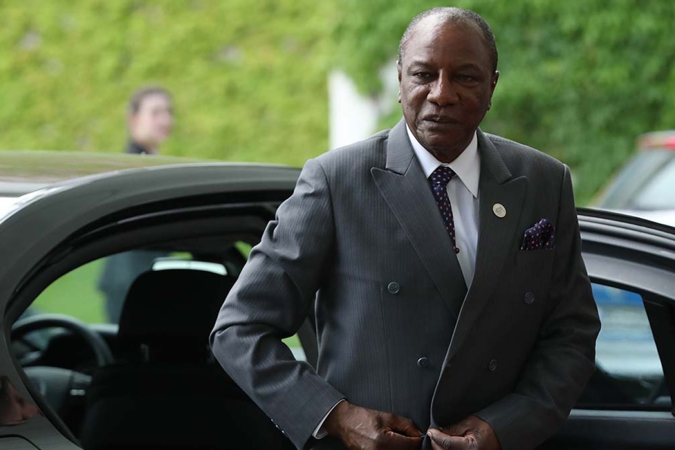 The junta that have seized power in Guinea say President Alpha Conde has not been harmed. 