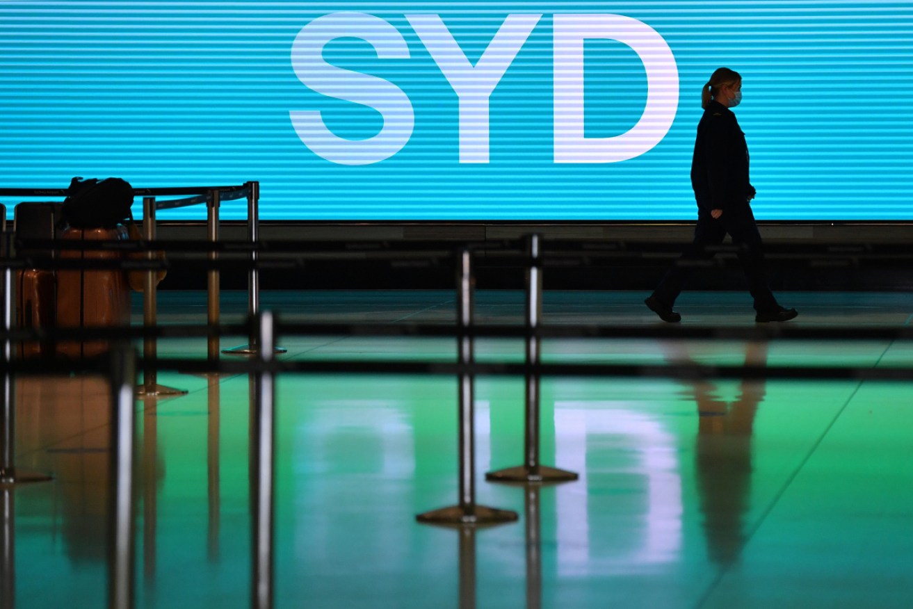 Sydney Airport was nearly deserted December 22, 2020, after COVID-related travel restrictions.