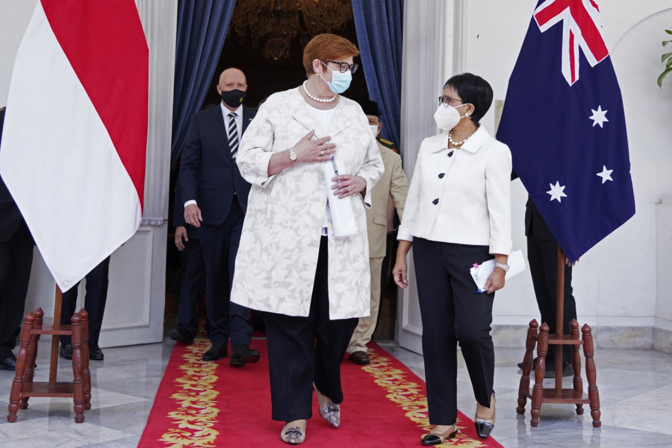 Foreign Minister Marise Payne met with her counterpart Retno Marsudi in Jakarta for security talks.
