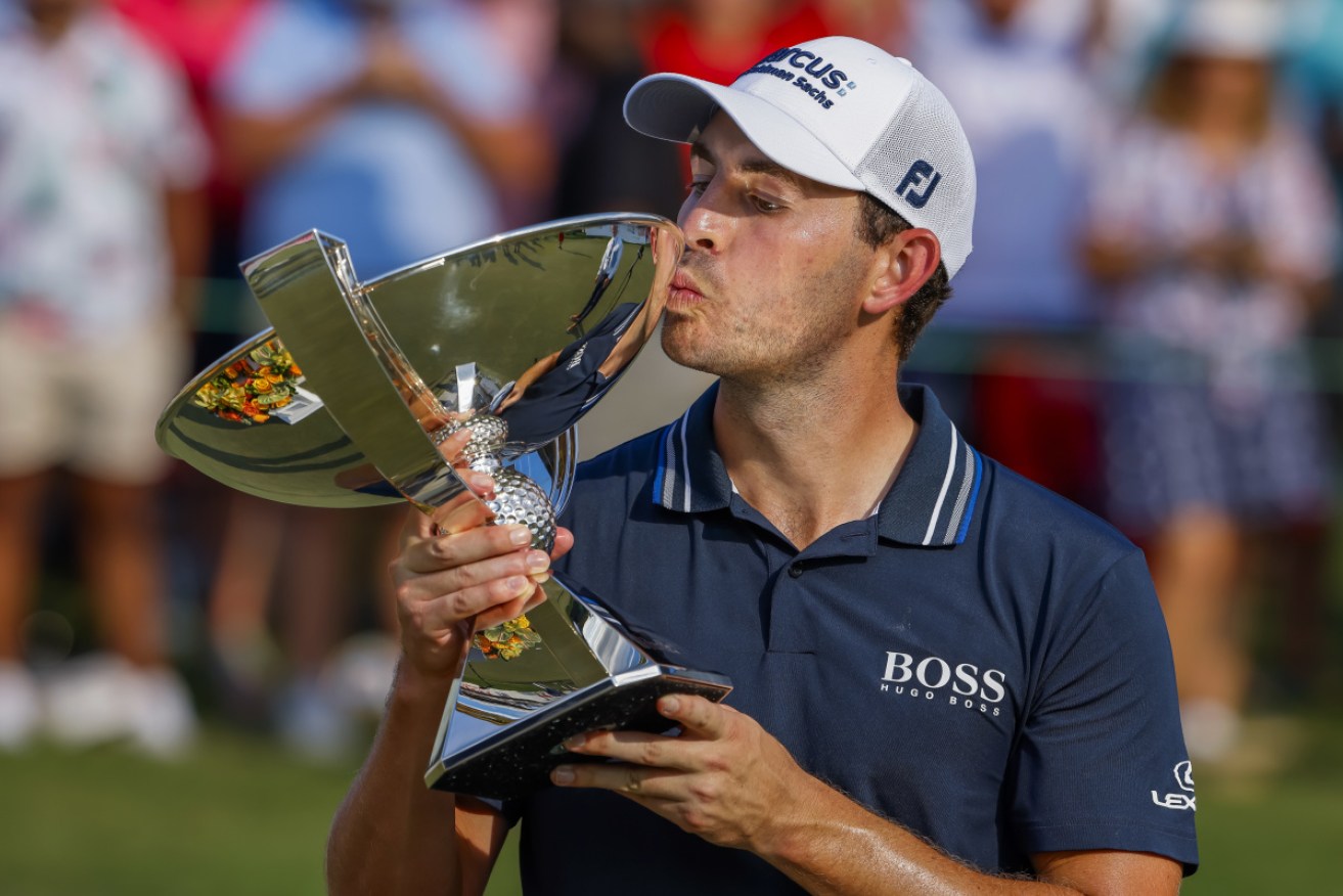FedEx Cup trophy winner Patrick Cantlay has been named player of the year.