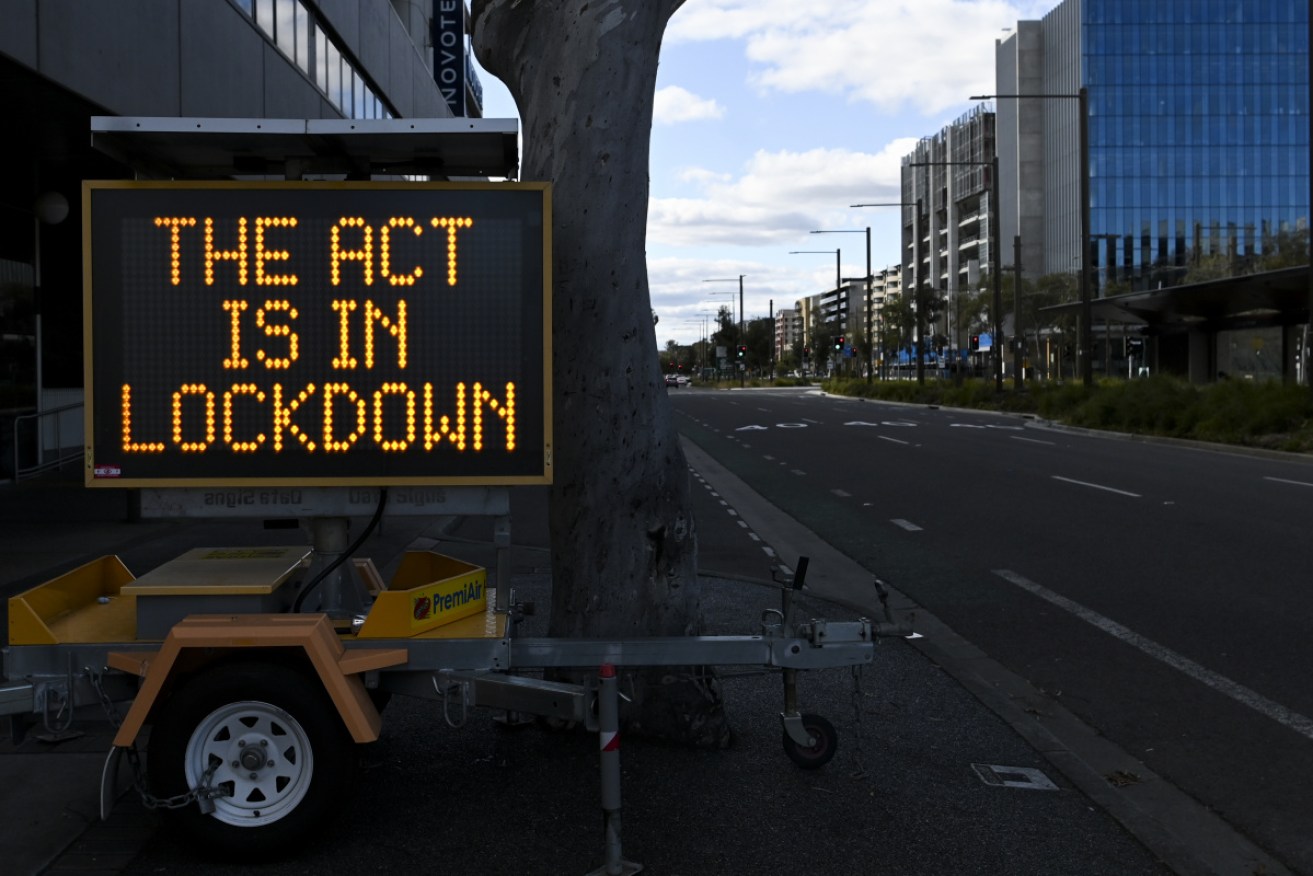 The ACT's virus lockdown will last until October 15.