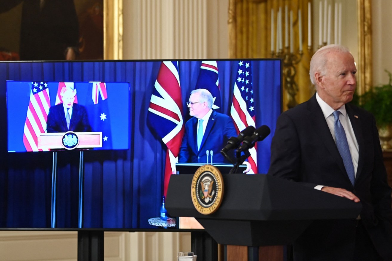 October – Australia, the UK and the US sign a historic security pact dubbed AUKUS. President Joe Biden, Prime Minister Scott Morrison and Prime Minister Boris Johnson make a joint announcement to confirm the US and the UK would help Australia acquire nuclear-powered submarines. The agreement led to a falling out with France, which had a pre-existing submarine deal with Australia.