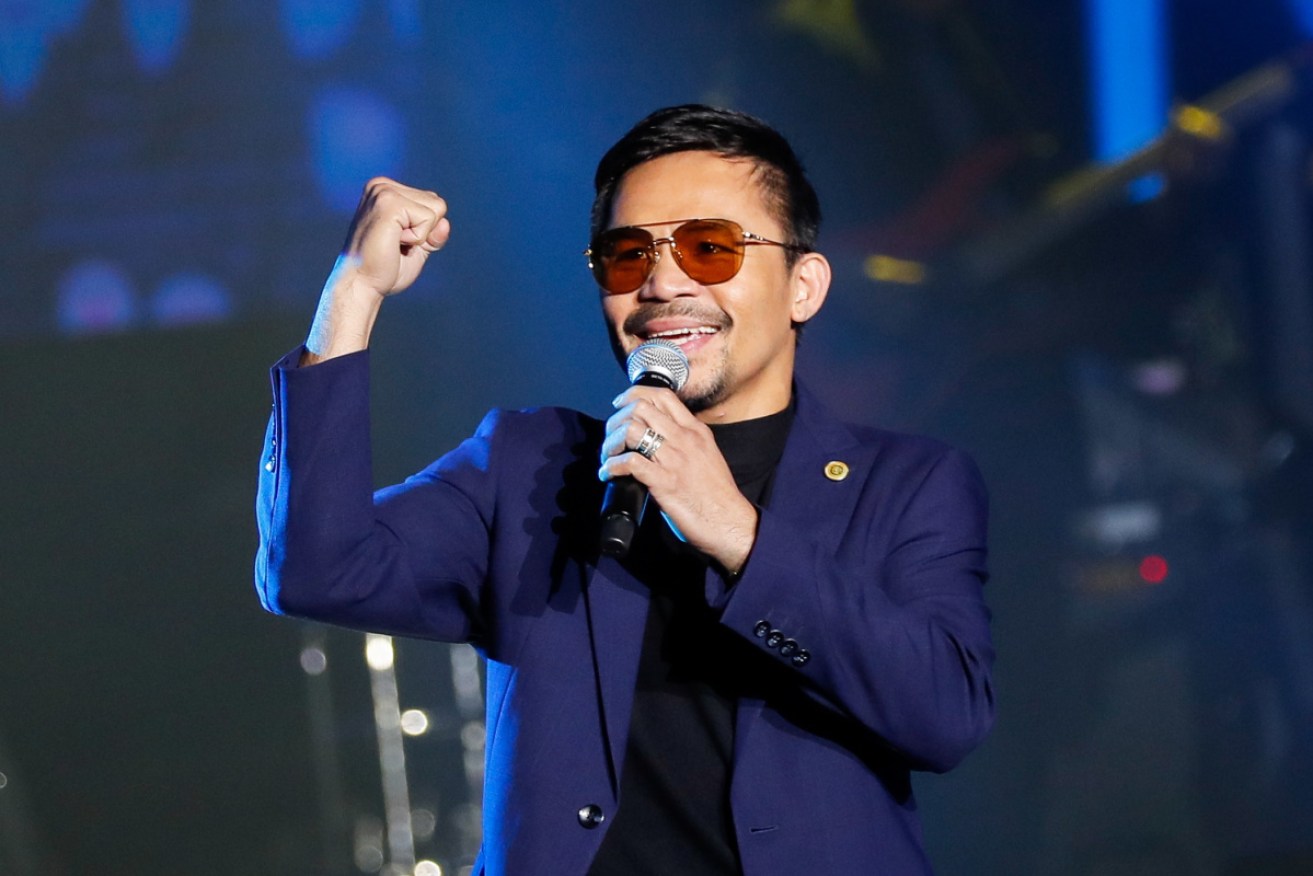 Boxing champion Manny Pacquiao plans to run for president of the Philippines next year.