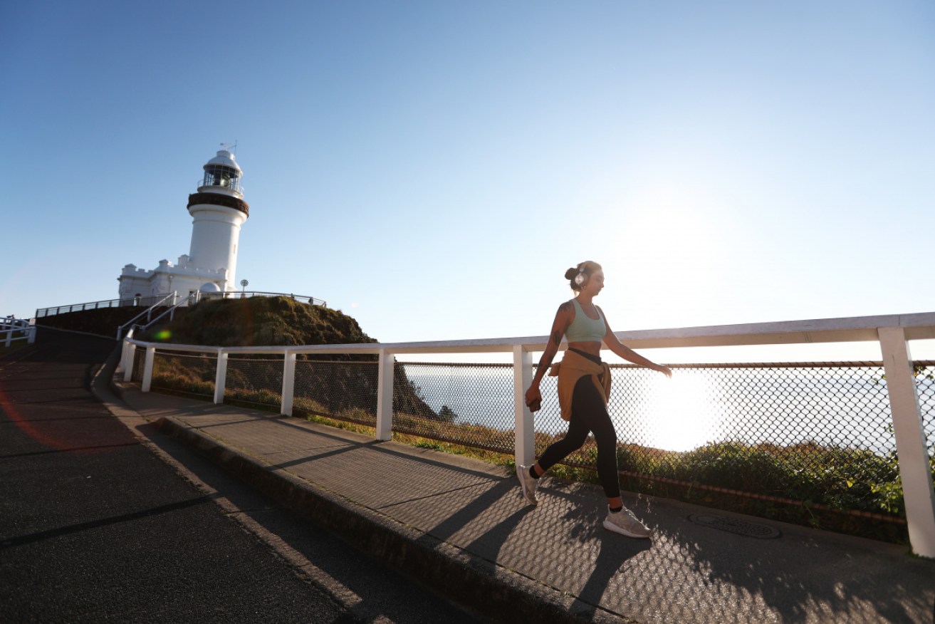 The Byron Bay region was plunged into a one-week lockdown after a Sydney visitor tested positive.