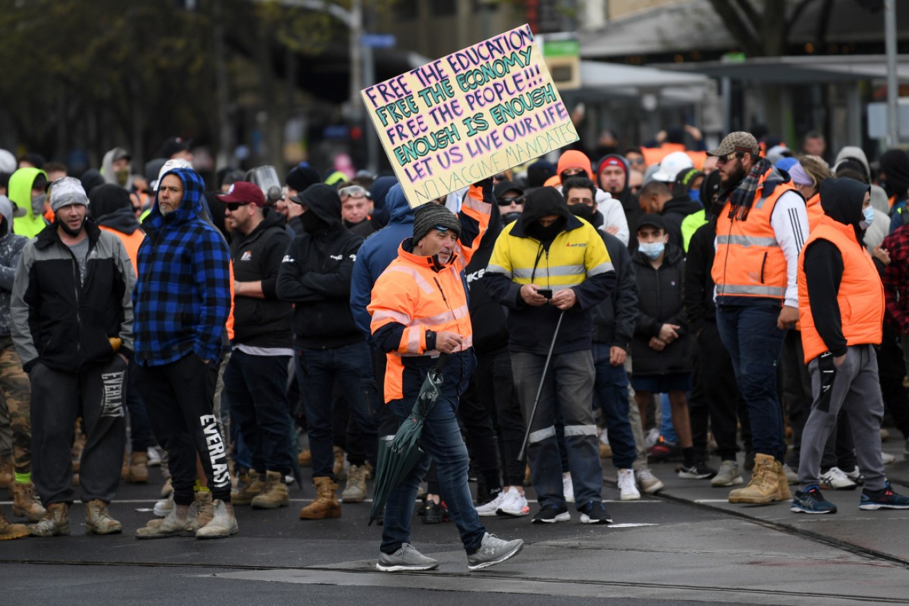 Minister David Littleproud has branded protesters as scum who need to be locked up indefinitely.