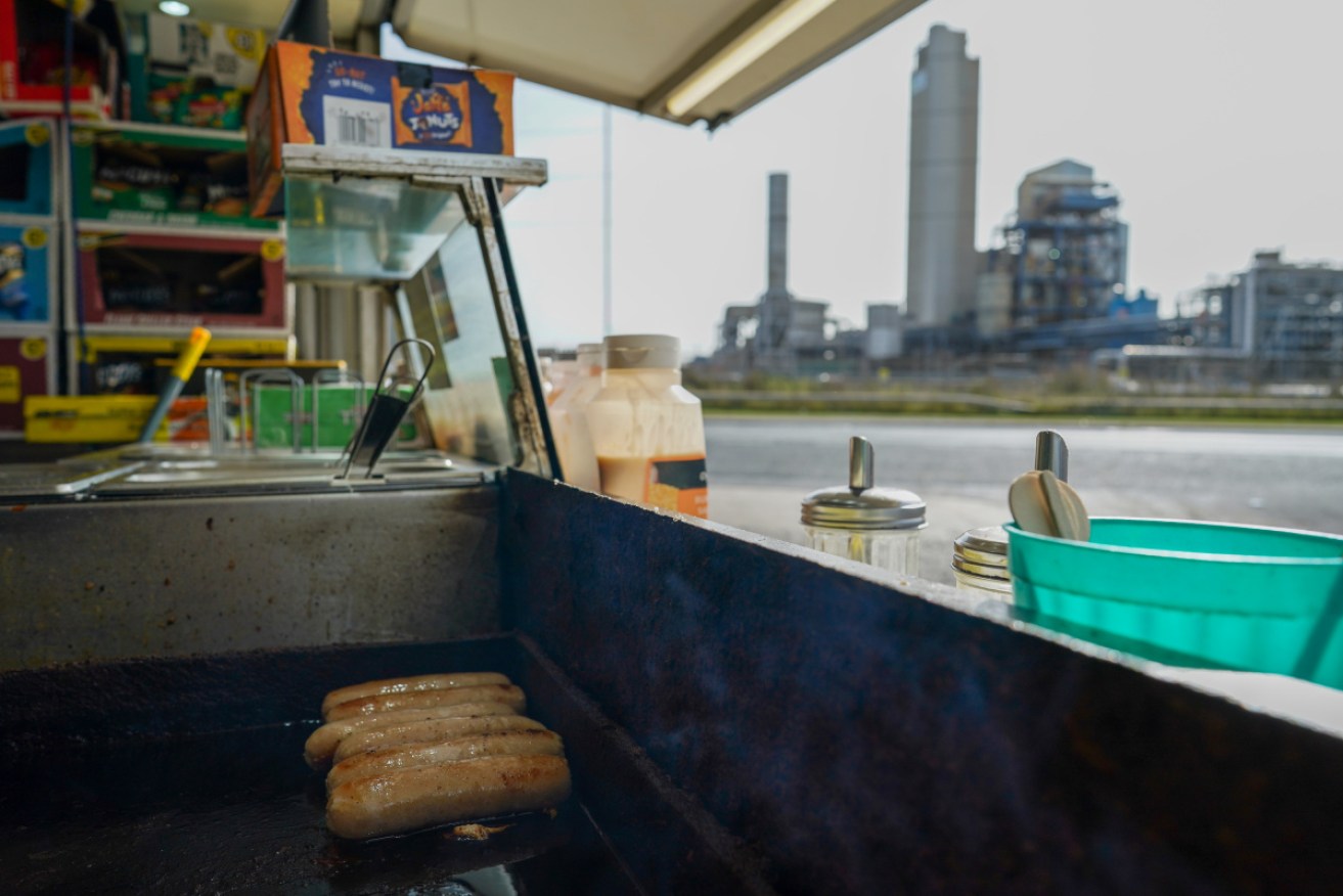 A roadside grill in the shadow of a CF Industries plant – with Britain staring at a looming gas shortage.