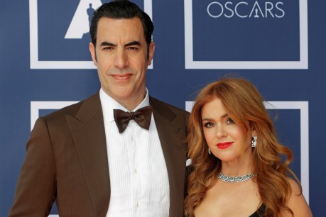 Baron Cohen and Fisher bring Hollywood to Perth