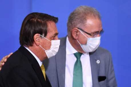 Brazil health minister at UN has COVID-19