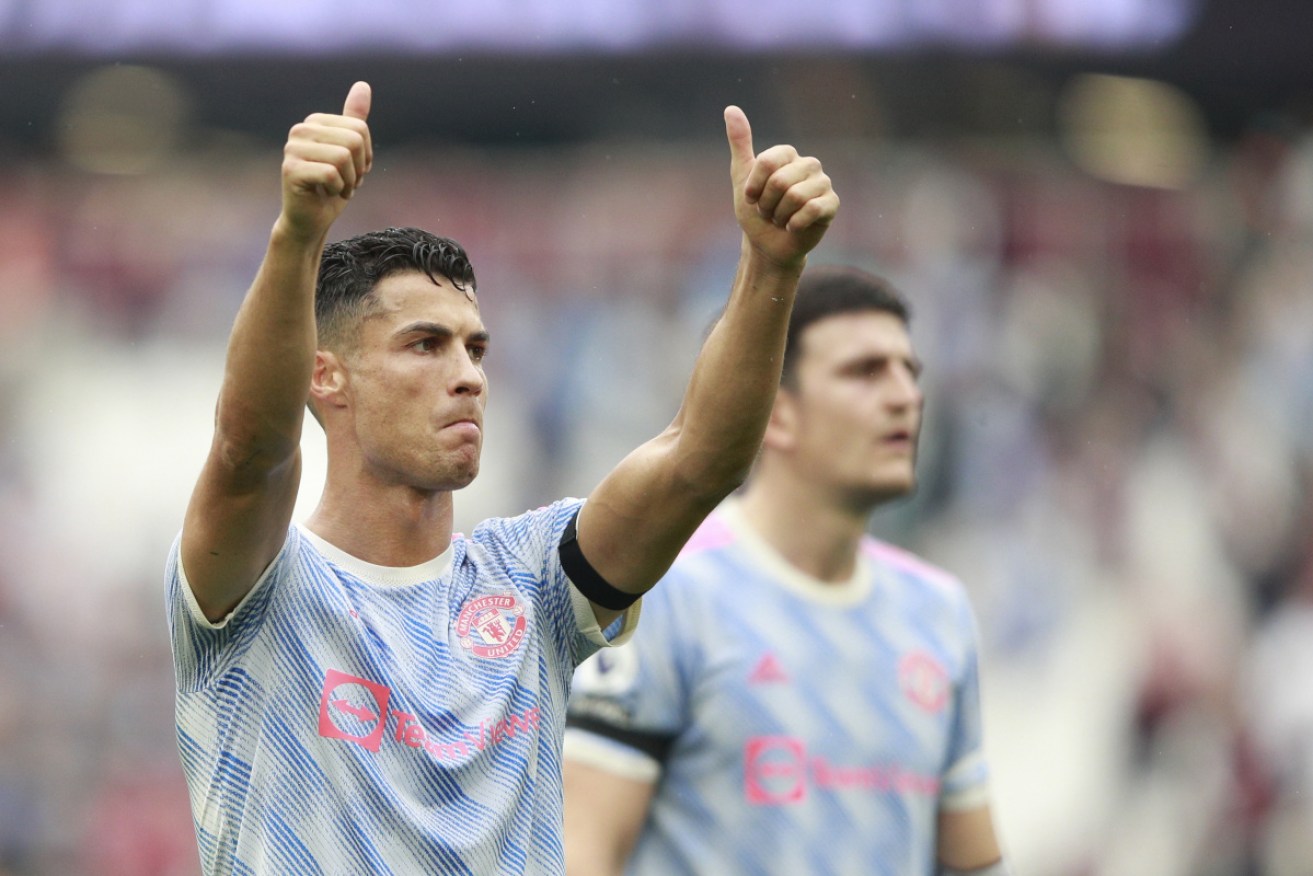 Manchester United forward Cristiano Ronaldo will earn $172 million for the 2021-22 soccer season.