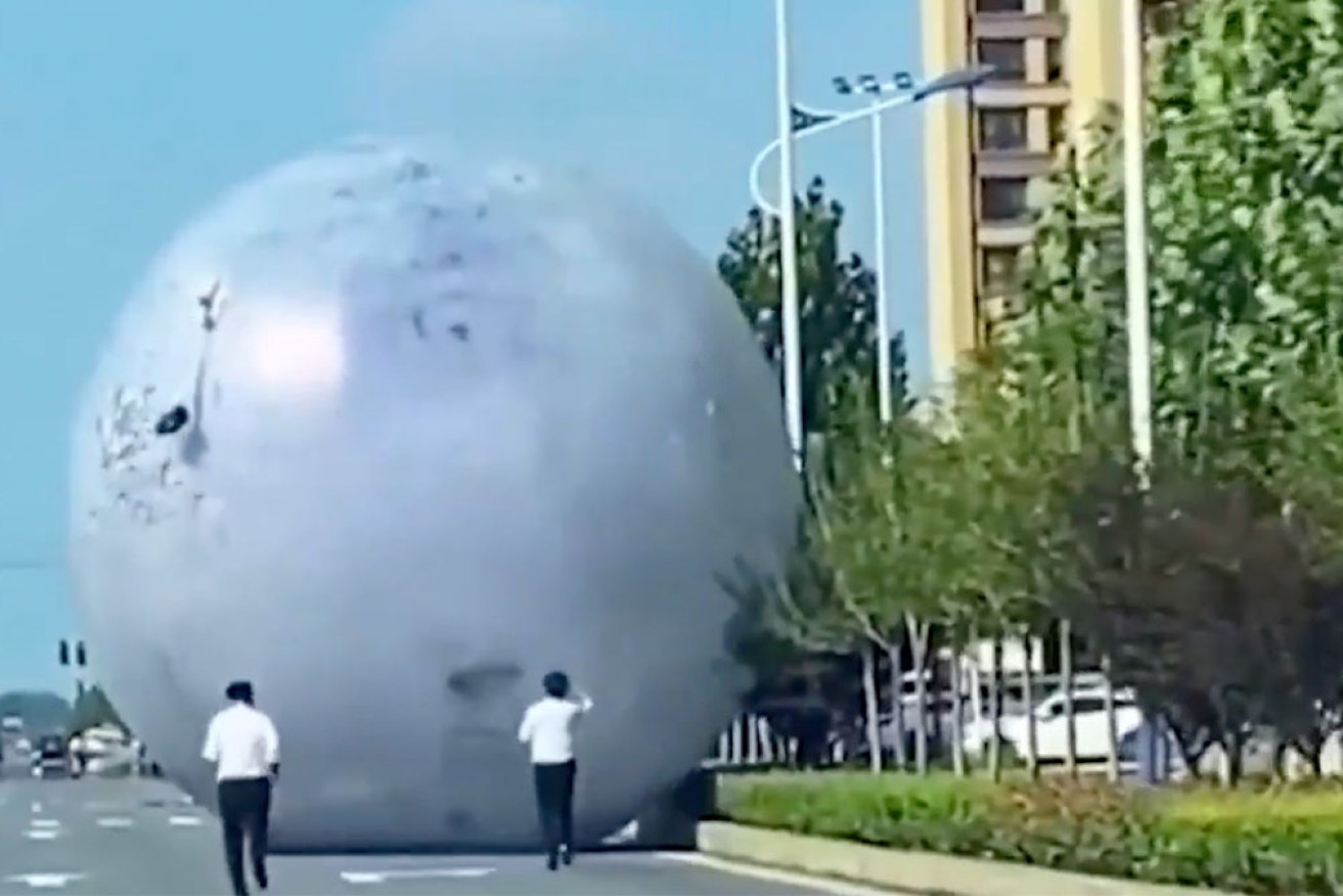 A moon escaped from a festival and was ‘unstoppable’.