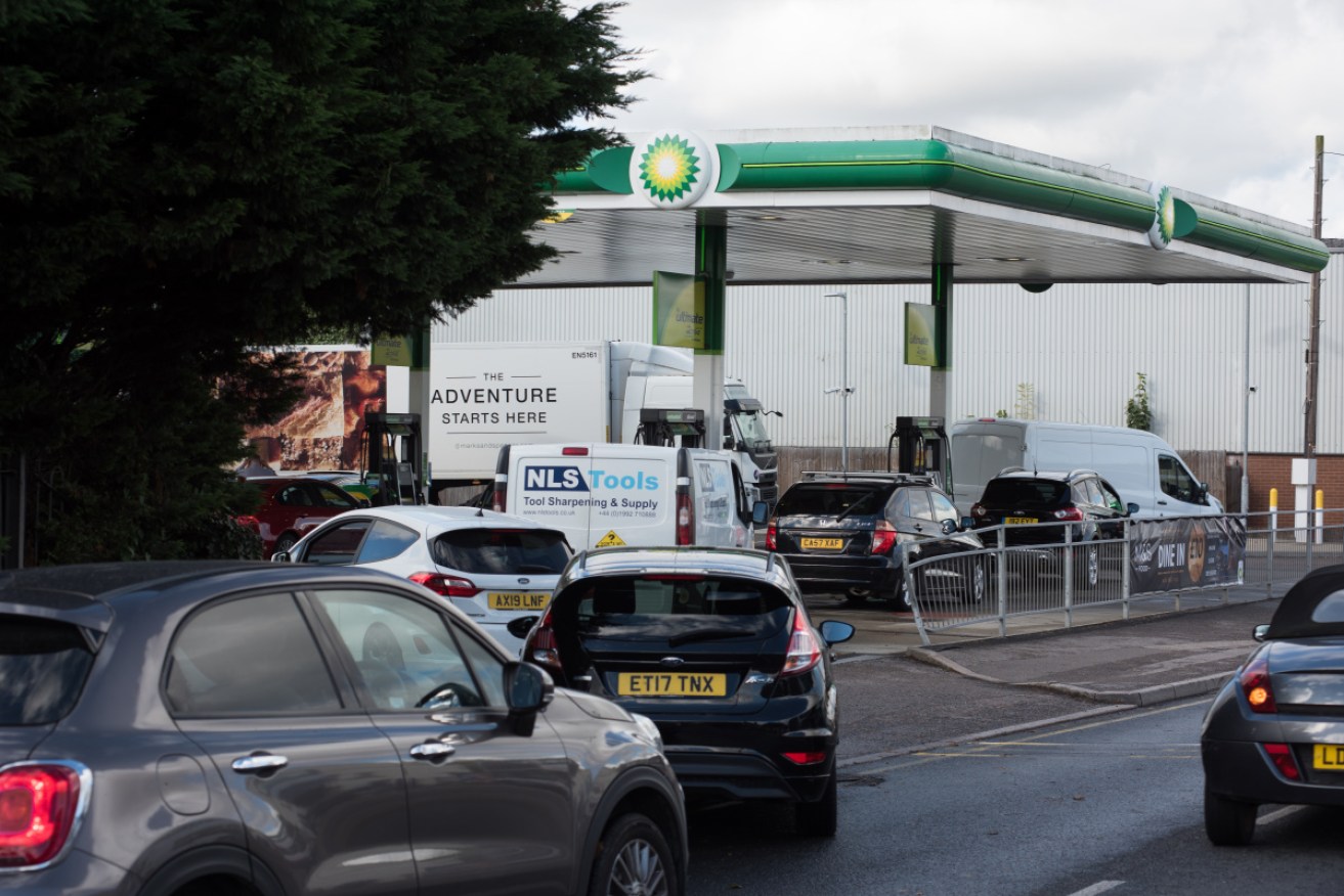 There have been queues of cars at some petrol stations across Britain.