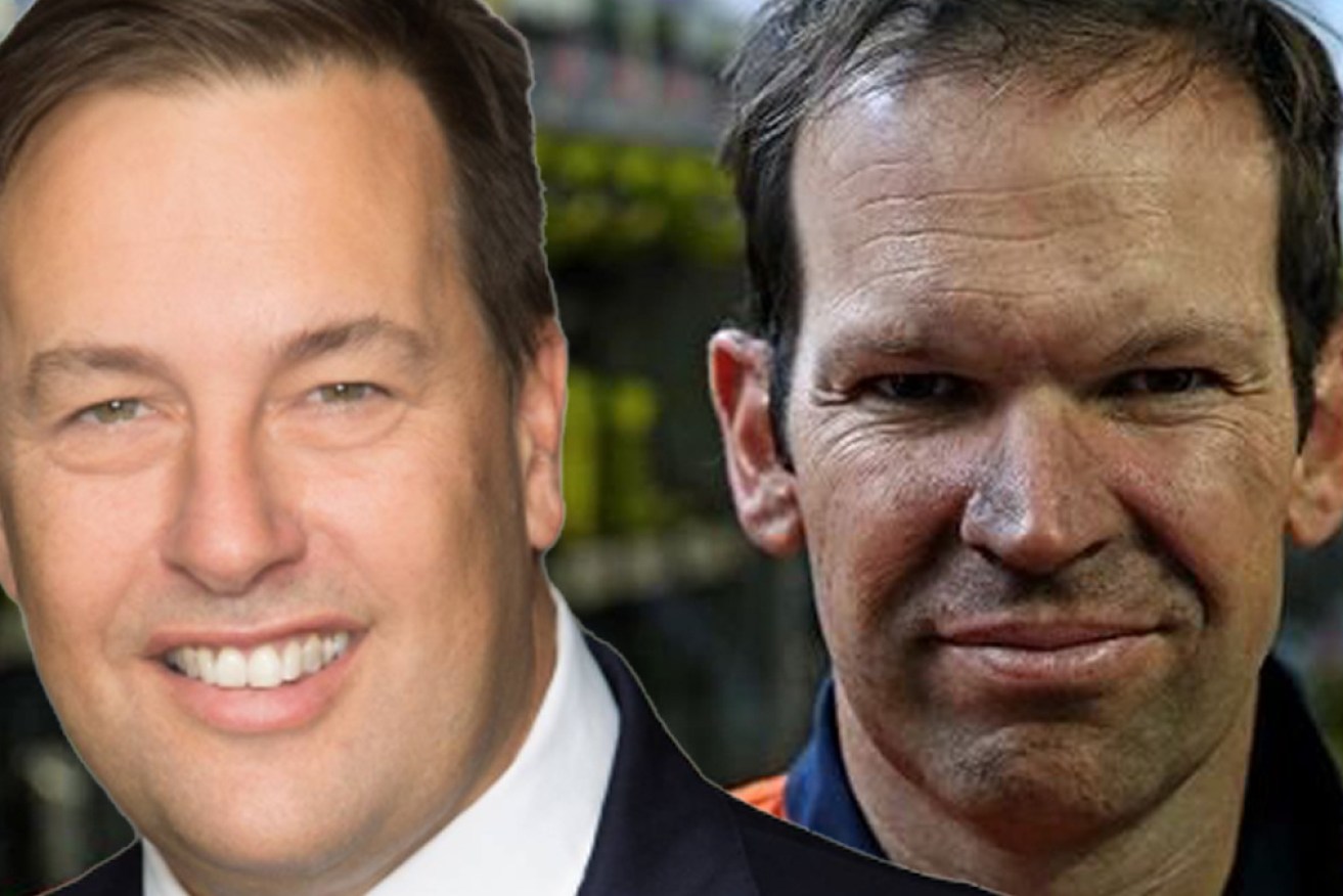 A spat between Liberal MP Jason Falinski and LNP senator Matt Canavan has highlighted the split in the Coalition on climate action.