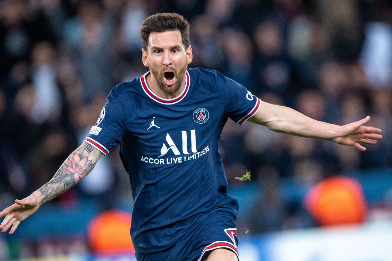 Lionel Messi scored his first goal for Paris Saint-Germain after a trademark driving run forward.