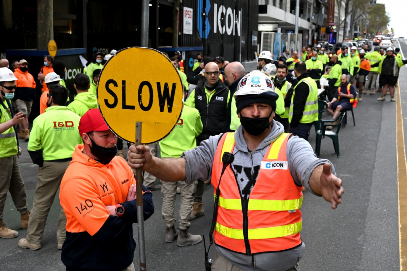 Construction workers can return to worksites in Melbourne after a two-week industry shutdown.