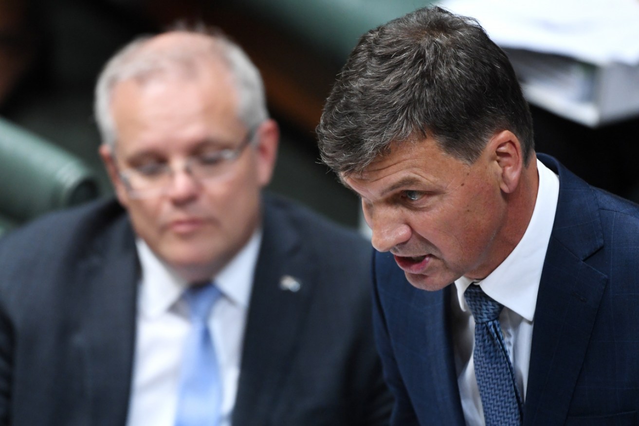Energy Minister Angus Taylor picks up Christian Porter's former industry portfolio in the reshuffle.