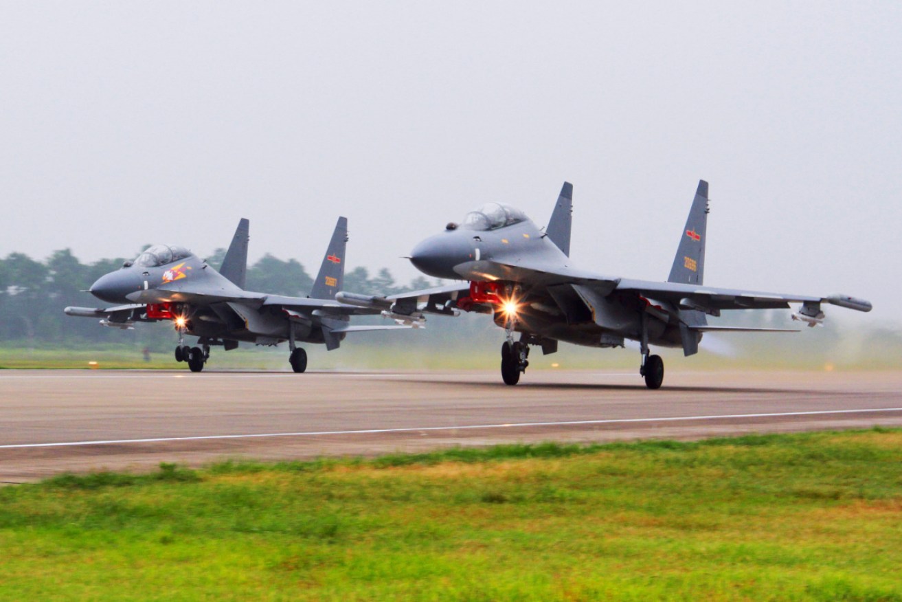 Taiwan has combat aircraft and naval vessels monitoring China's show of strength on its doorstep. <i>Photo: AAP</i>