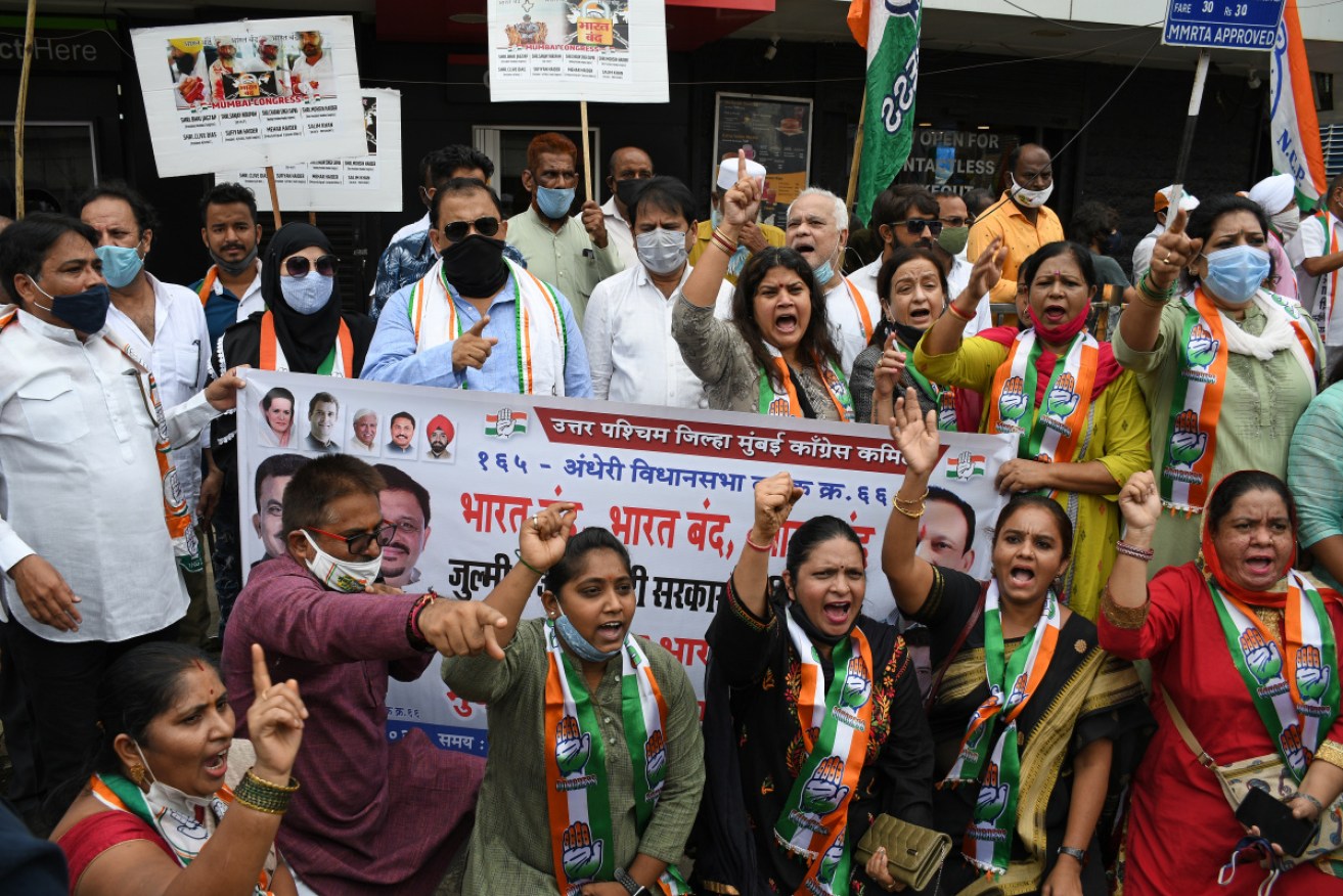 Farmers and political parties in India have been protesting against proposed agriculture laws for months.