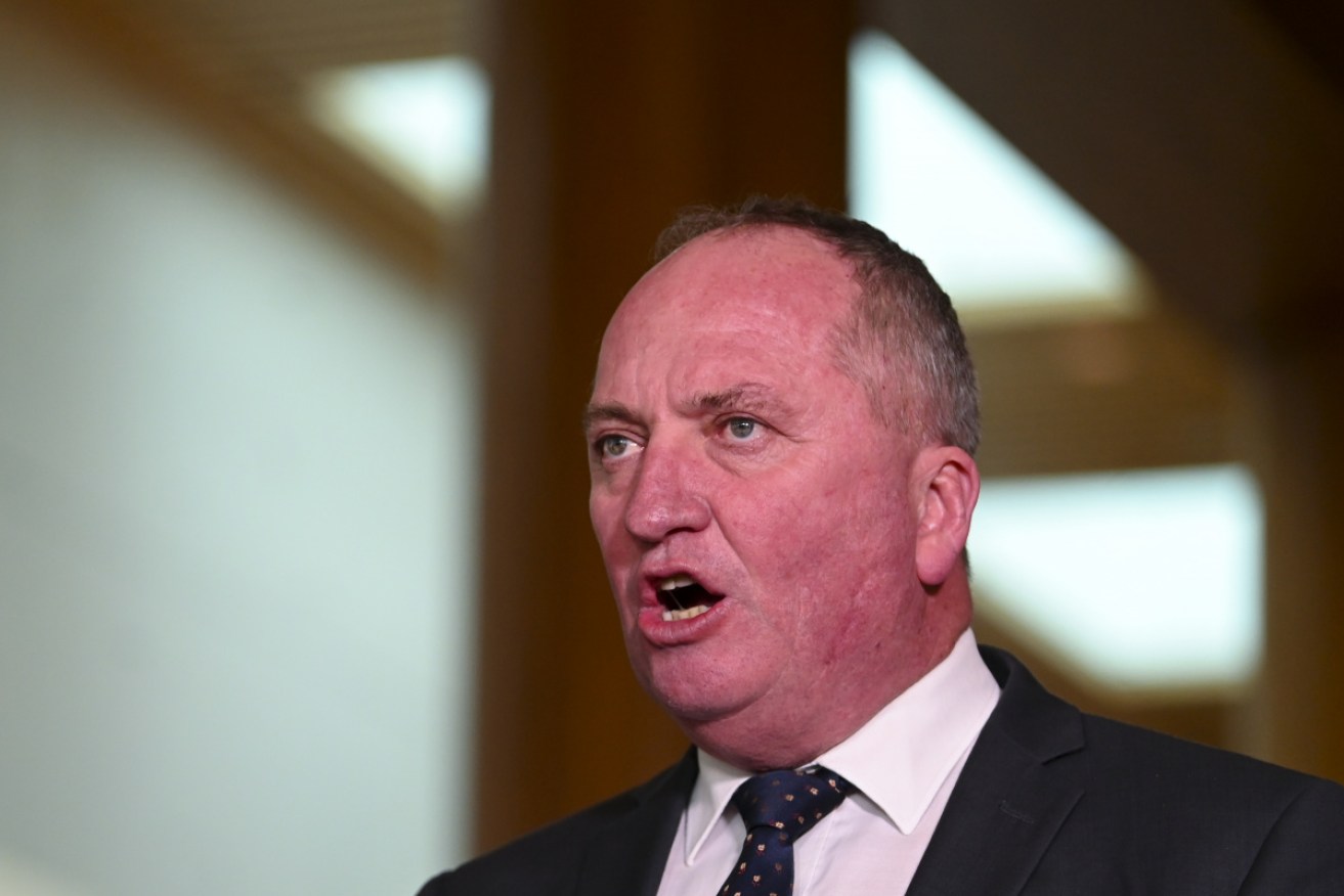 Barnaby Joyce rejected Labor's claims, saying all projects were eligible.