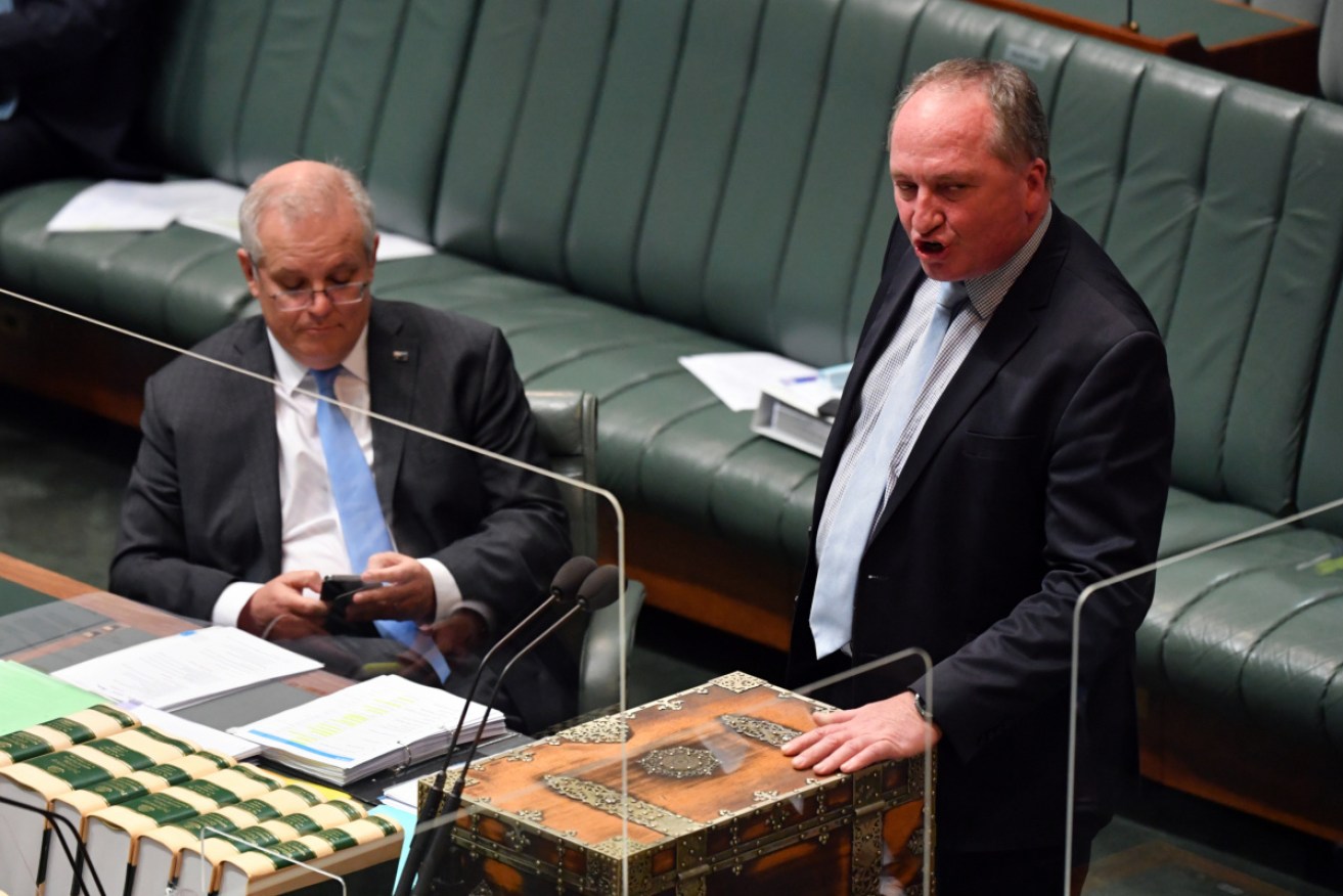 A $250 billion mining loan is the latest inflection point in net-zero negotiations between Scott Morrison and Barnaby Joyce.