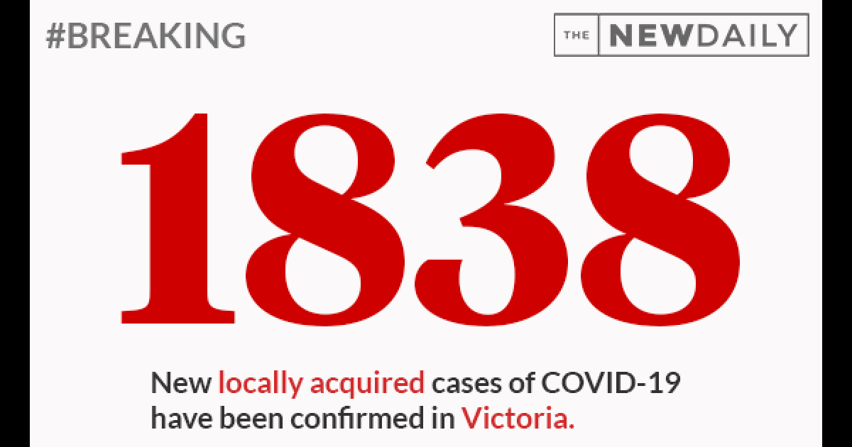 Another COVID case record for Vic, five more deaths
