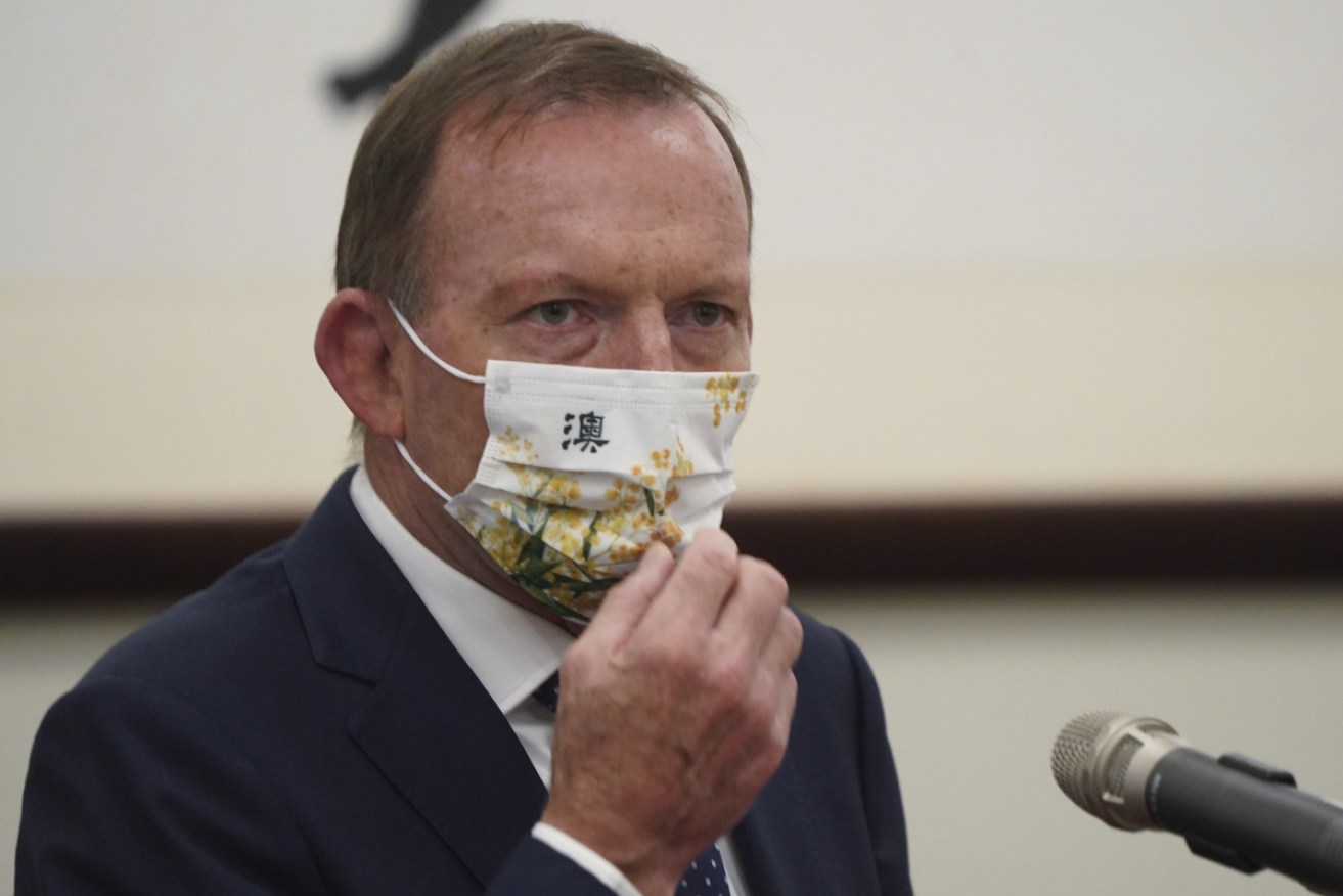 The federal government says Mr Abbott is visiting Taiwan in a "personal capacity".