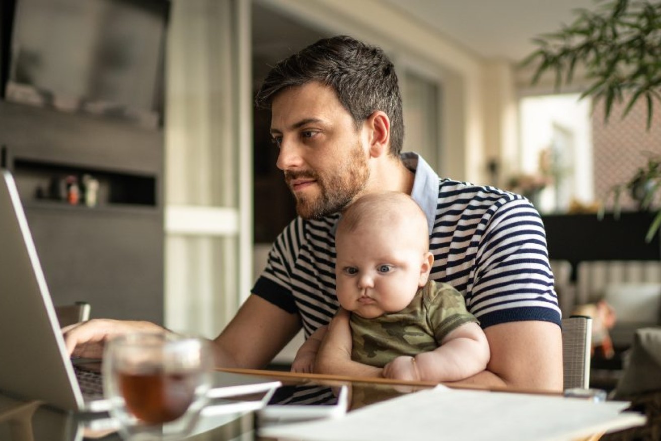 New fathers can also find themselves battling crushing depression