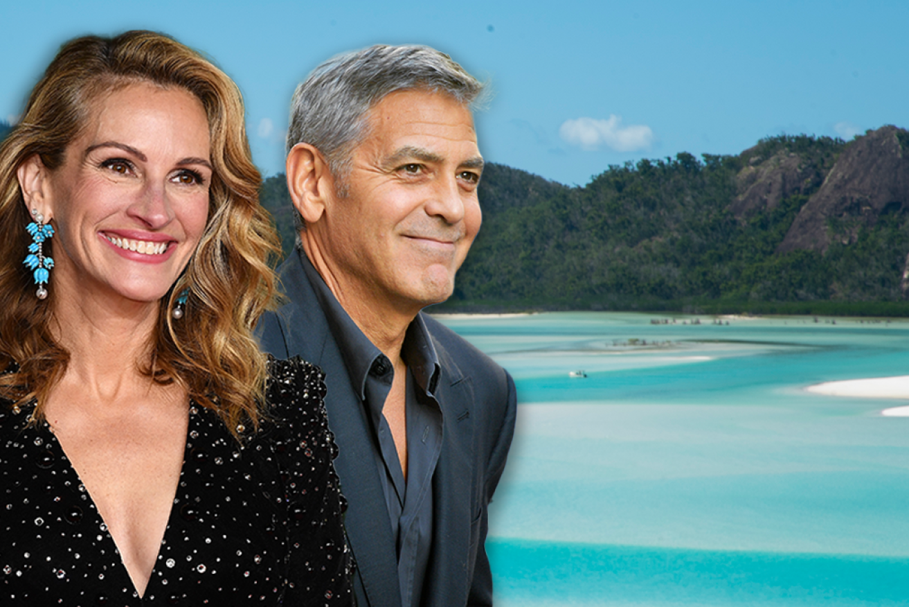 The <i>Pretty Woman</i> star Julia Roberts and her <i>Ocean's Eleven</i> ex-boyfriend George Clooney are on their way! Buckle up, people.