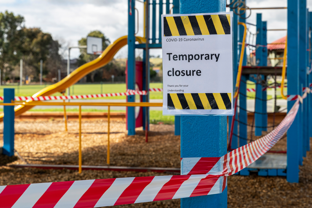 Playgrounds were closed during the pandemic to protect young children and toddlers.