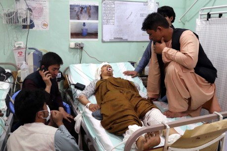 At least 47 killed by suicide bombers at Afghanistan mosque