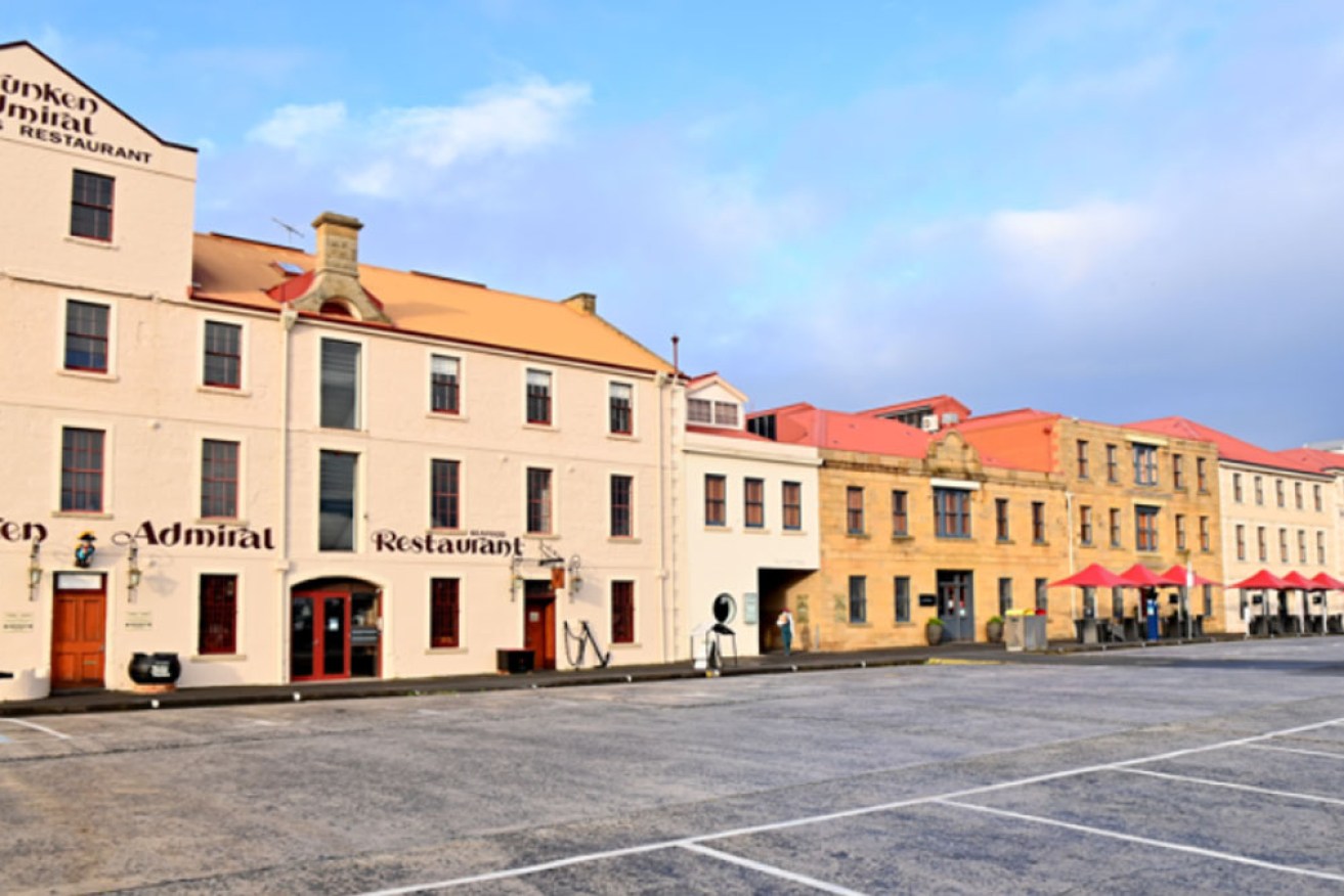 Historic Salamanca Place in Hobart became a desert when Tasmania locked now. Now the state is learning to live with COVID. 