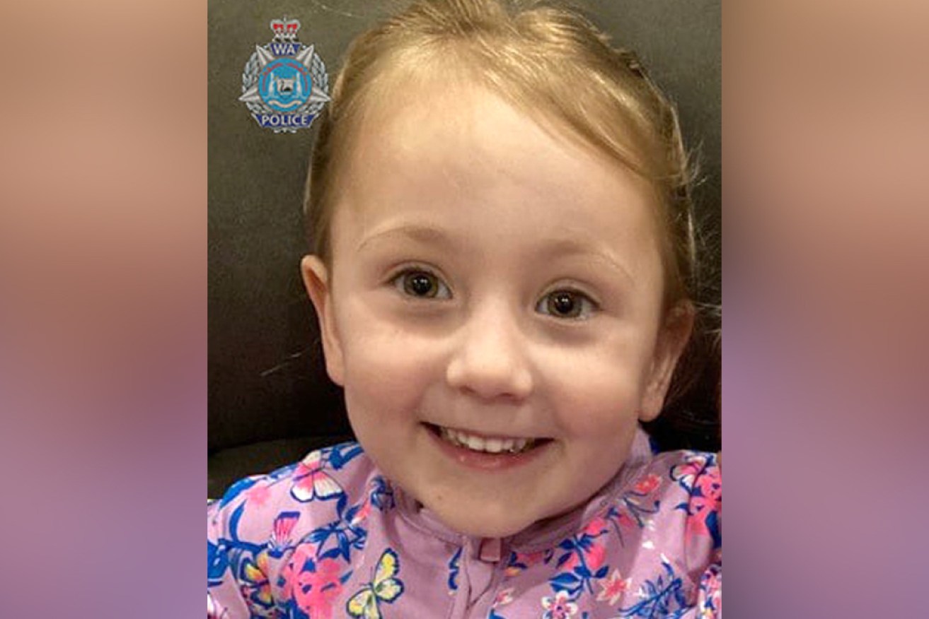Cleo Smith was wearing a pink one-piece sleepsuit when she was last seen