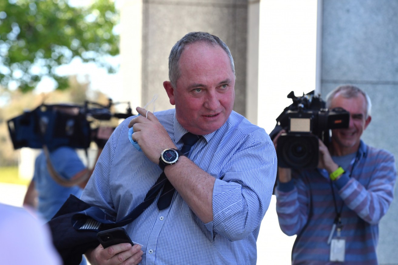 Barnaby Joyce warned of a "ripple effect" if the Nationals were pressured.
