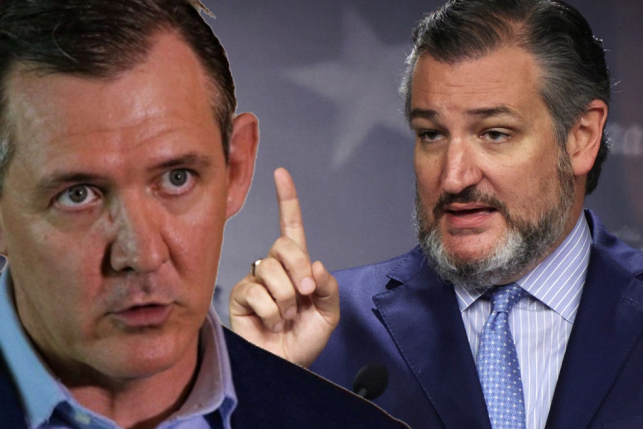 NT Chief Minister Michael Gunner has clashed online with Texas Senator Ted Cruz.