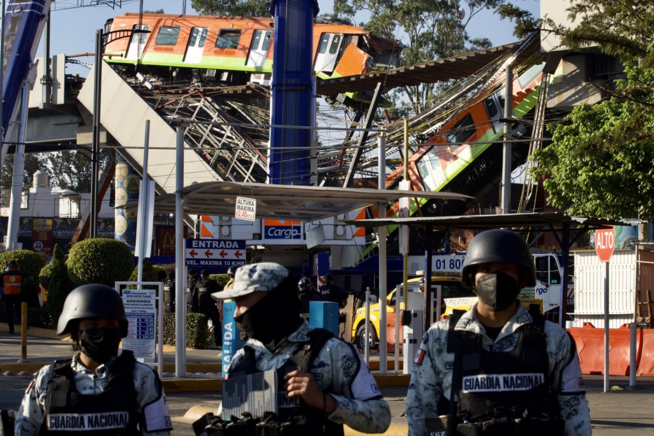 Charges have been laid over the subway collapse in Mexico City in May that killed 26 people.