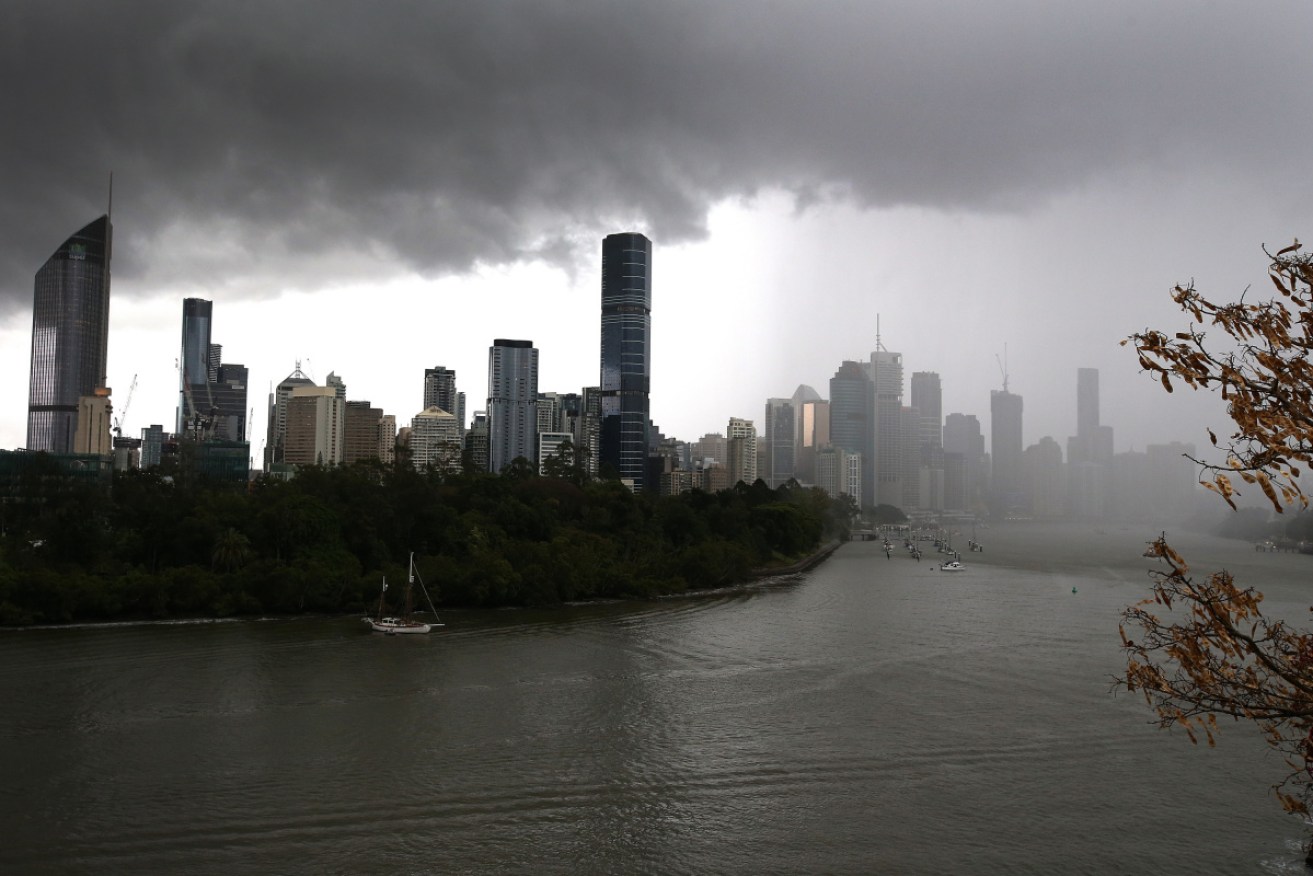 Beaches in Queensland have been closed as ex-cyclone Seth churns off Australia's east coast.