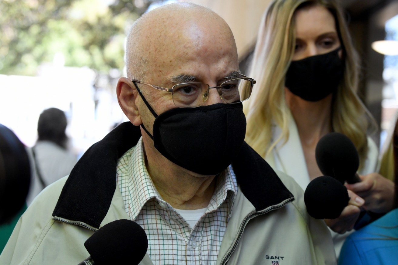 Ex-NSW Labor minister Eddie Obeid (centre) has had his bail revoked after being sentenced to jail.
