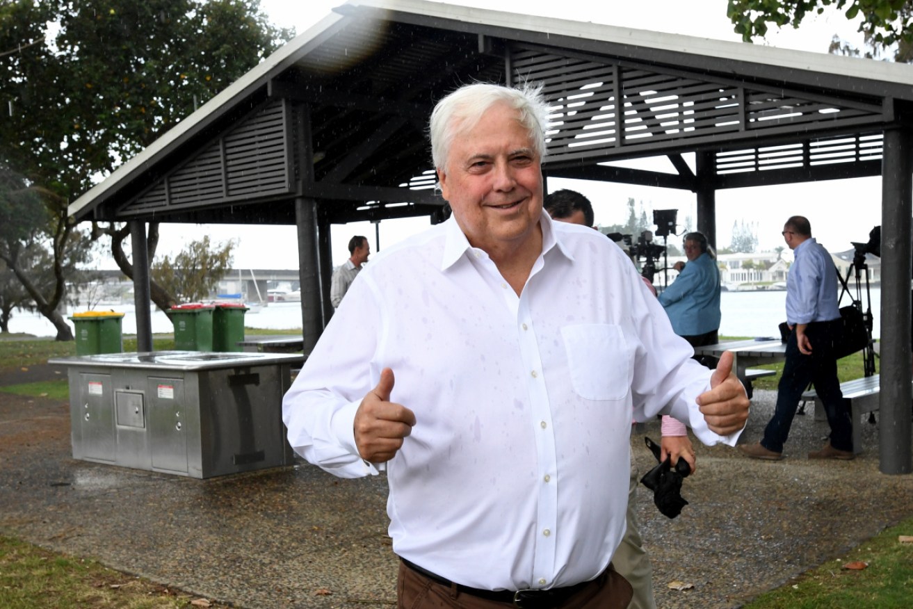 "I think I've got less to offer in the future," Clive Palmer says of a potential run for parliament.