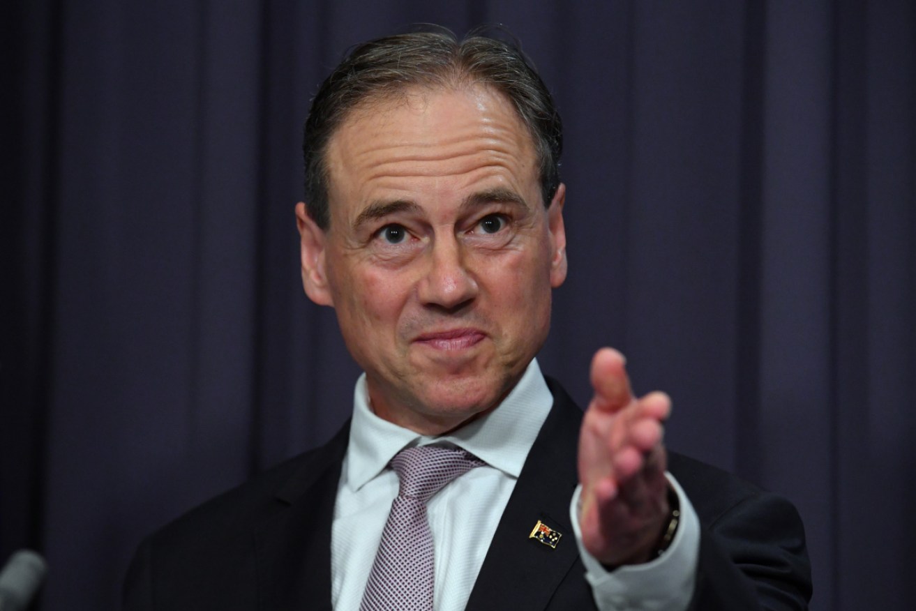 Health Minister Greg Hunt has blamed rapid tests shortages on surging global demand. 