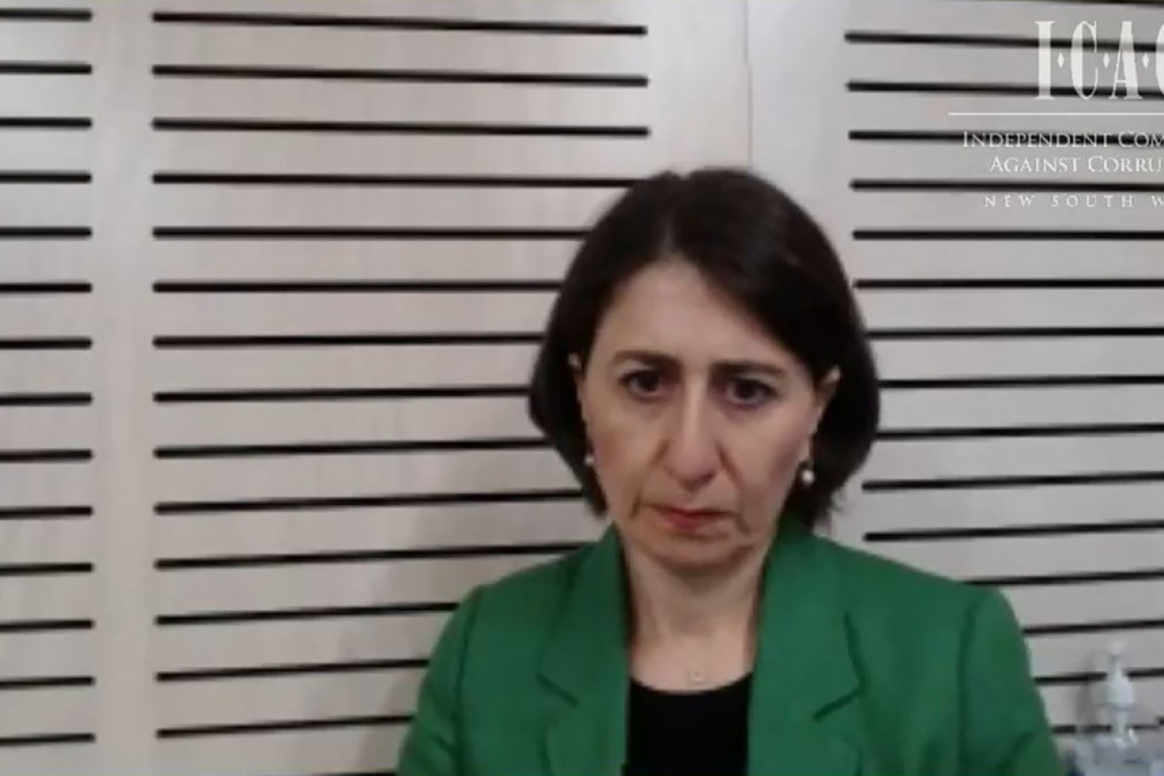 Ex-NSW Premier Gladys Berejiklian is standing by her decision to keep a relationship secret.