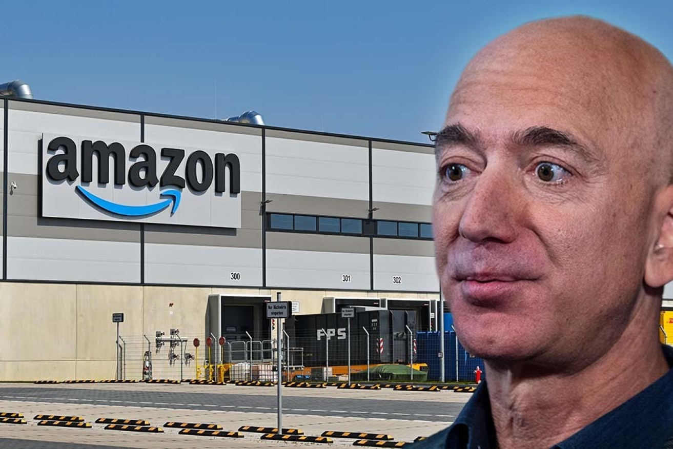 Jeff Bezos has been forced to increase wages as his e-commerce empire deals with labour shortages. 