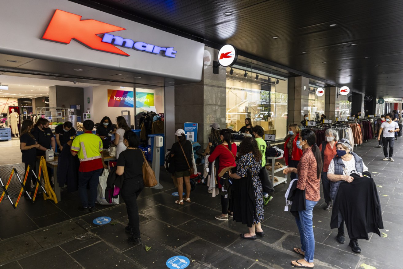 As restrictions ease, Kmart is offering shoppers more ways to pay in-store.