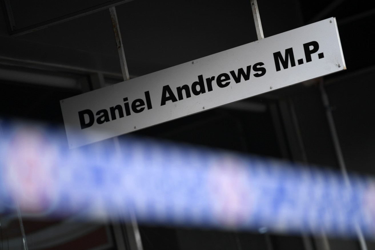 Emergency services were called to Daniel Andrews' electorate office due to a suspicious package.