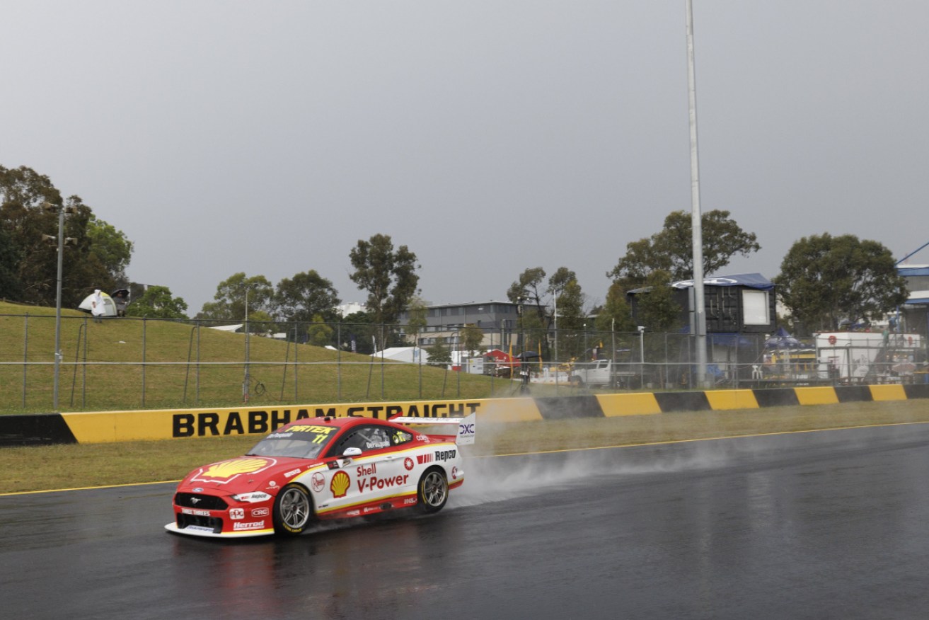 Anton De Pasquale claimed race 24 of the Supercars championship, beating Shane Van Gisbergen on Sunday.